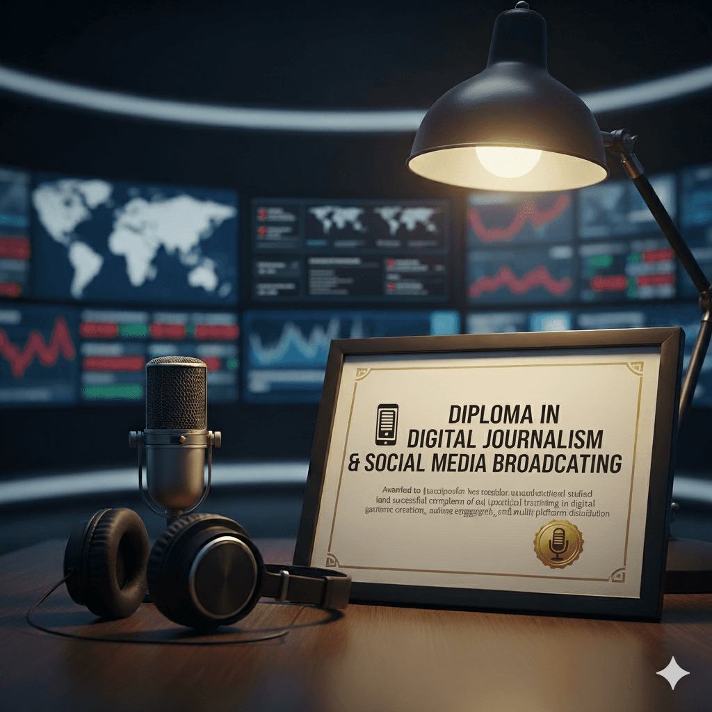 Diploma in Digital Journalism & Social Media Broadcasting