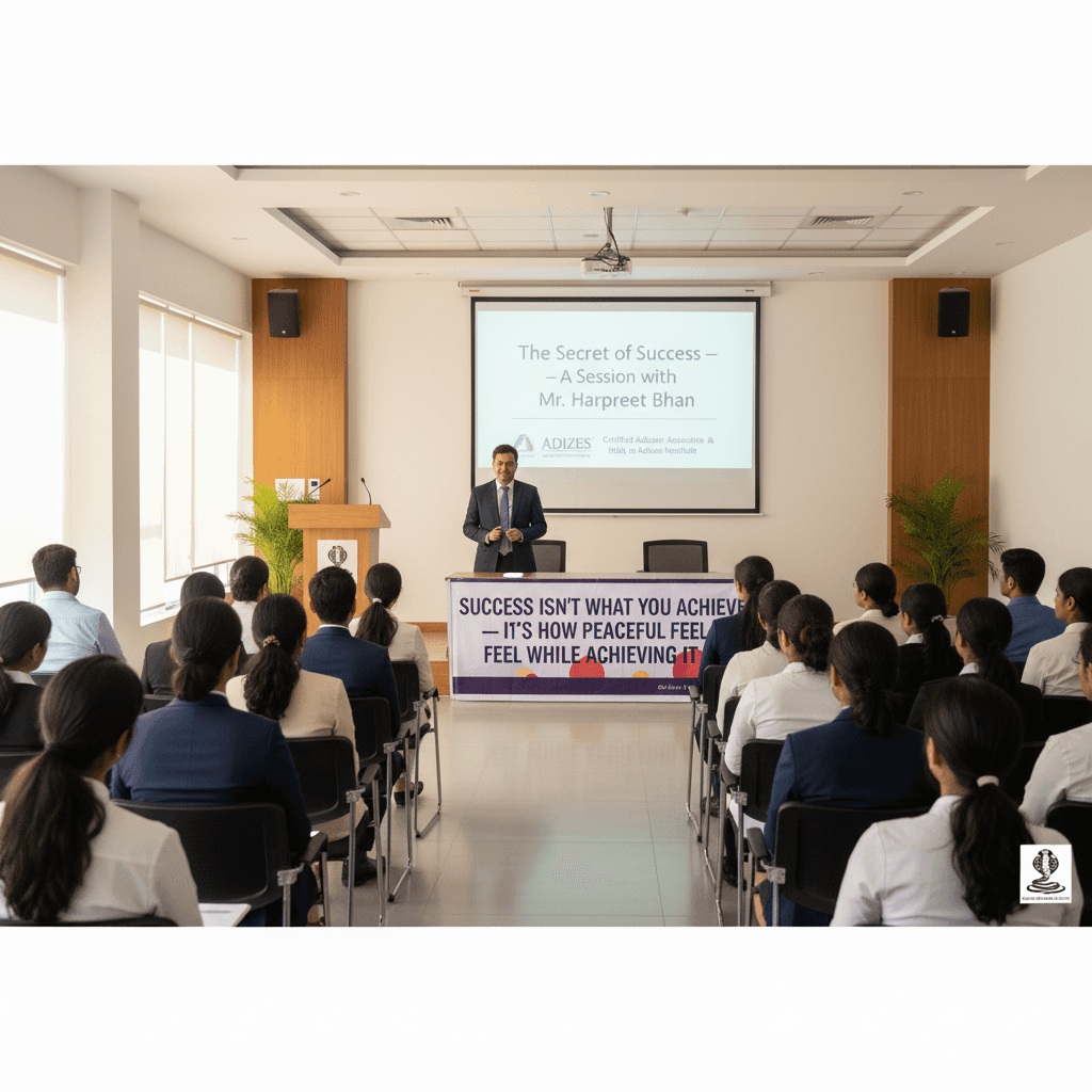 The Secret of Success – A Session with Mr. Harpreet Bhan
