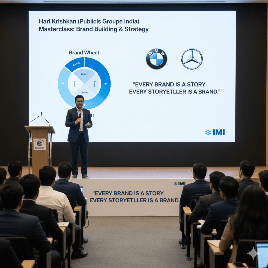 Brand Building Masterclass by Mr. Hari Krishnan (Publicis Groupe India)